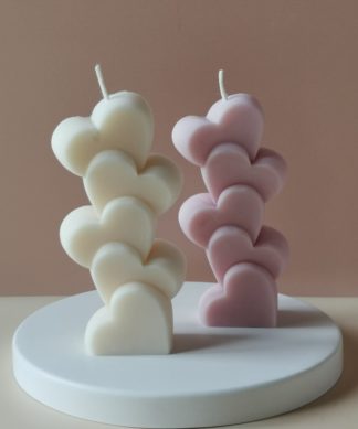 bougies naturelles en cire de colza et écologiques sans parfums