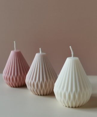 bougies naturelles en cire de colza et écologiques sans parfums