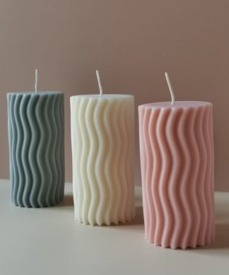 bougies naturelles en cire de colza et écologiques sans parfums