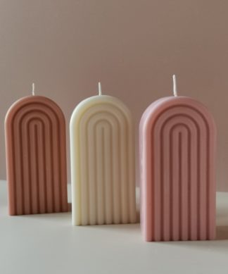 bougies naturelles en cire de colza et écologiques sans parfums